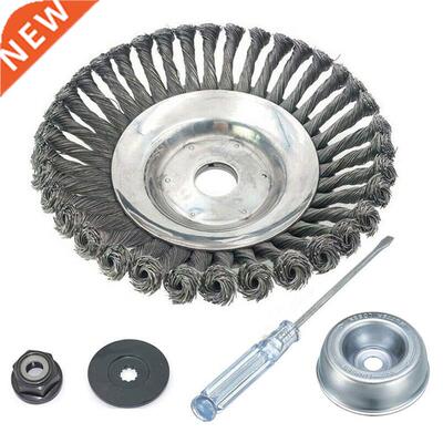 8 nches Steal Wre Brush Cutter Trmmer Head Replacement Ga