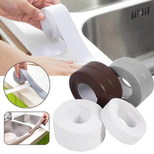 White PVC Self Aesive Waterproof Wall Sticker For Bathroom