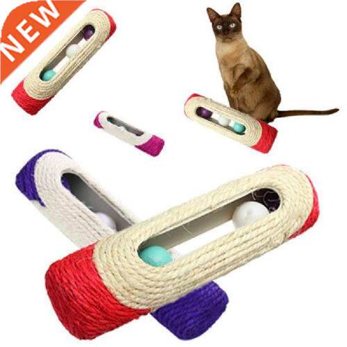 Sisal Scratch Mat Rolling Sisal Toys Cat Kitten Climbing