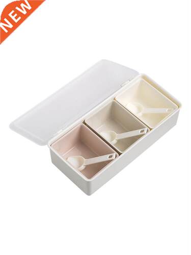 Kitchen Combination Seasoning Box Four-Grid Seasoning Jar