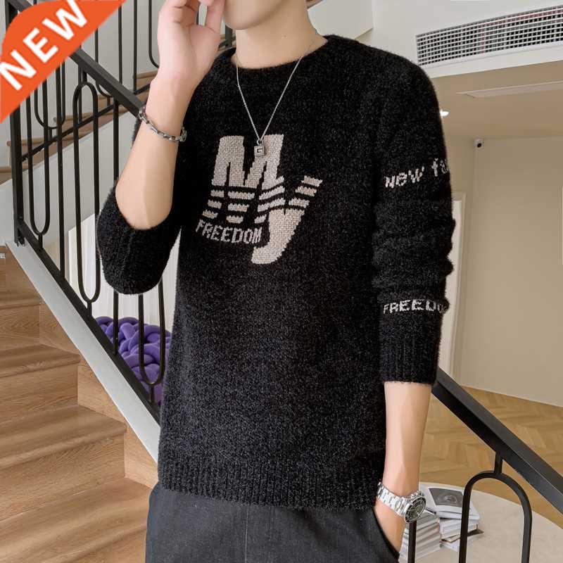 2022 Autumn and Winter New Men's Knitwear Pullover Thickened