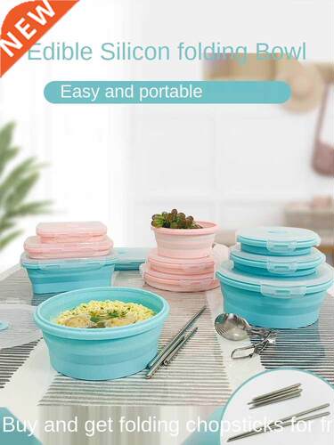 Folding Bowl Portable Travel Japan Silicone Bowl Foldable