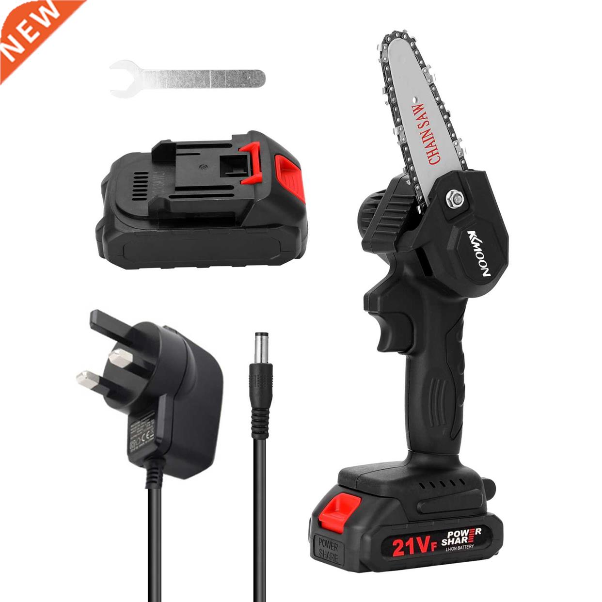 KKmoon Portable 21V Electric Pruning Saw Mini Brush Motor