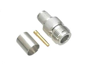 1Pcs Connector N Female Jack Crimp RG8 LMR400 Cable RF Adapt