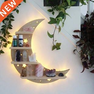 Wood Floating Shelves Wall Mounted Wood ShelvesCrescent