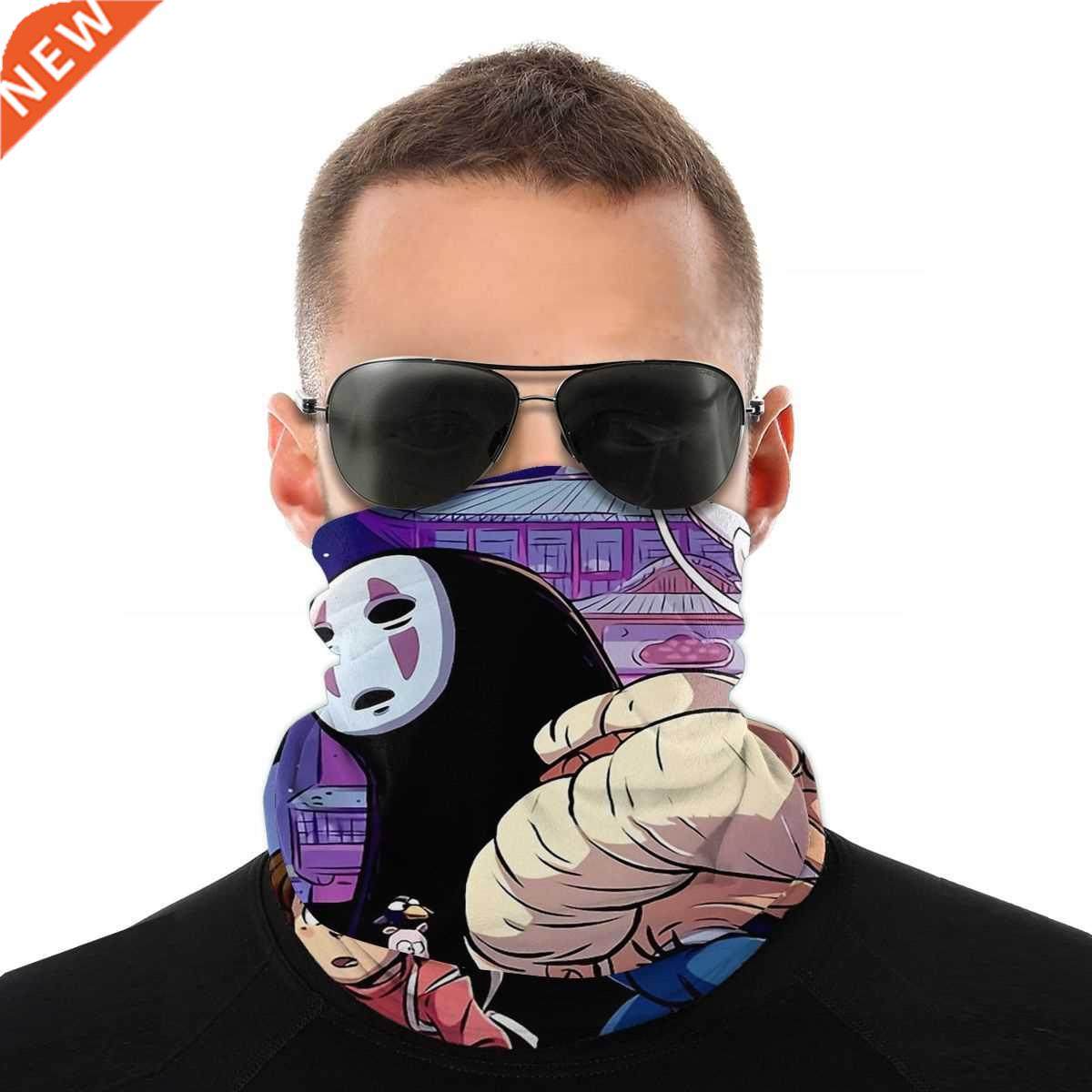 Spirited Away Anime Japanese Scarves Neck Face Mask Hallowee