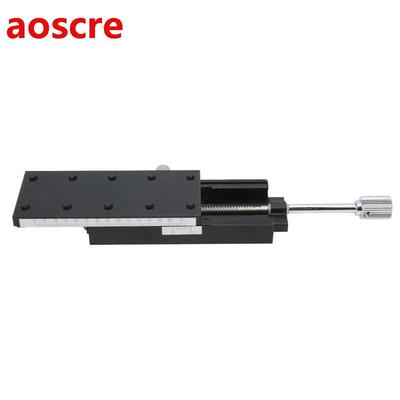 X Axis Linear Stage Dovetail Groove Manual Screw Drive Platf
