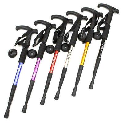 Quality Outdoor T-Handle Stick Foldable Climbing Hiking