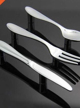 3 pcs Silver Kitchen cabinet Drawer Pull handles Knobs (Knif