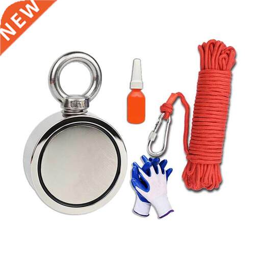 1Set Fishing Magnet Rope Diameter 0.24in Nylon Rope Roller C