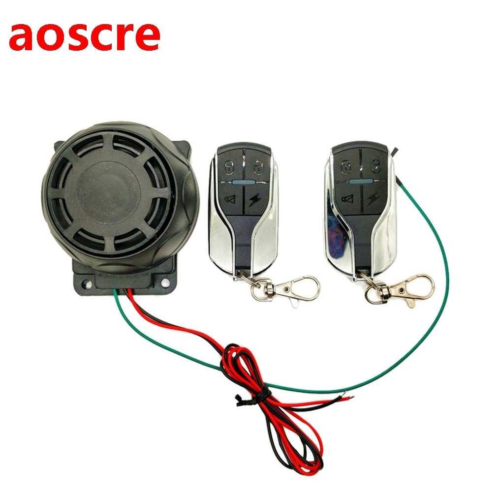 Remote Control Motorcycle Alarm Security System Motorcycle T
