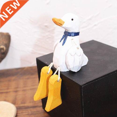 Wooden garden Duck owl Garden decoration scenery