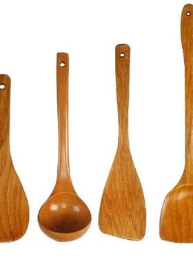 4pcs Kitchen Utensil Shovel Soup Spoon Handhold Dining