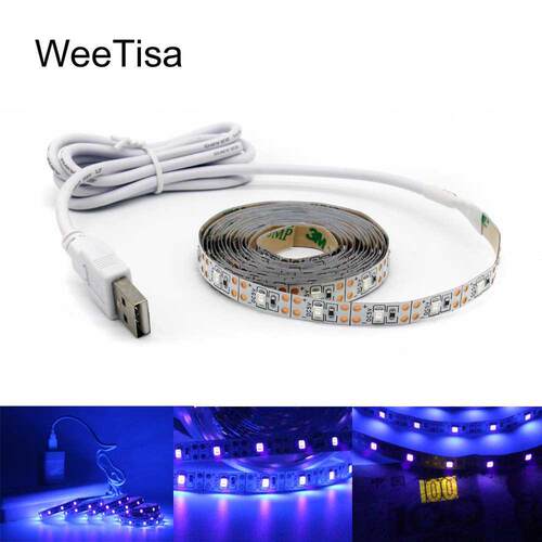 UV USB LED Strip Battery Powered 395-405nm Ultraviolet Ray F