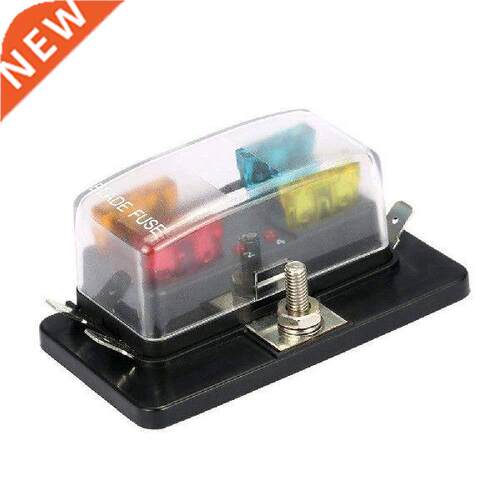 4/6/10 Circuit Blade Fuse Box Holder with LED Warning Light