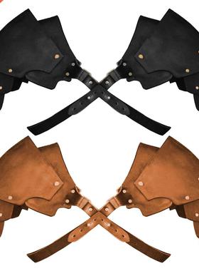 Medieval Retro Men's Shoulder Armor Buckles X-shape