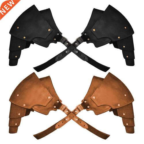 Medieval Retro Men's Shoulder Armor Buckles X-shape