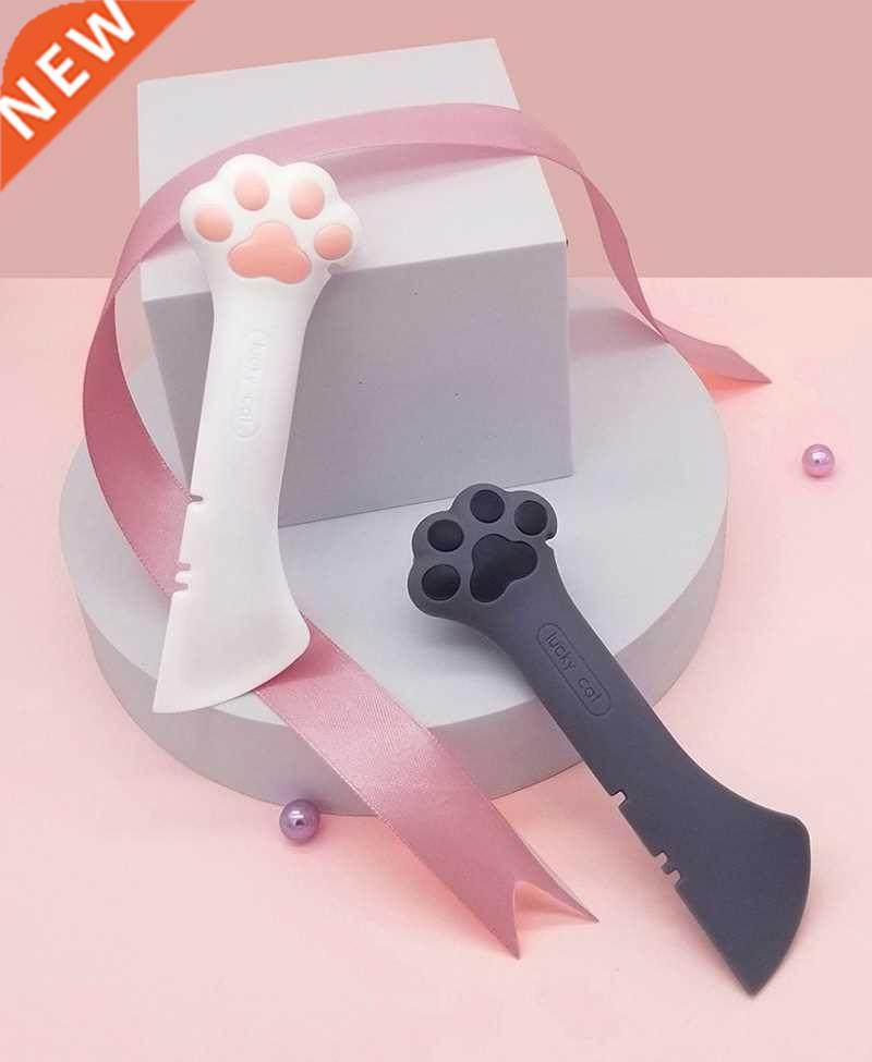 Multifunction Pet Canned Spoon Plastic Jar Opener Kitten