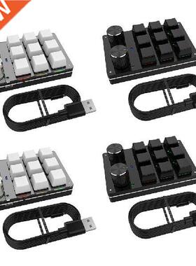 Macro Keyboard Mini Keyboard 9 Key + 2 Knob Custom Gaming