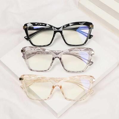 Multi-section Anti-blue Light Glasses Women New Cat Eye Squa