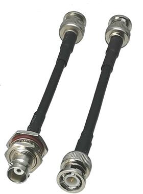 1Pcs RG58 BNC Male plug to BNC Male & BNC Female jack Co