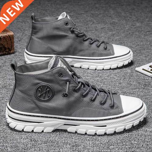 Men	s Shoes Male High Top Casual Espadrilles British