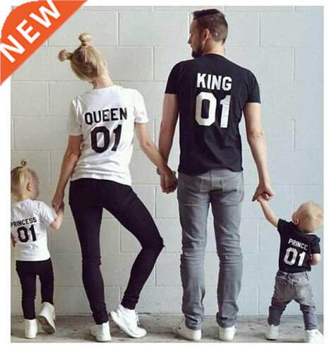 family clothing t shirt couple father and son matching set