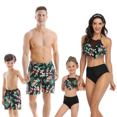 2022 Summer Family Swimsuit Mommy and Me Clothes Mom Father
