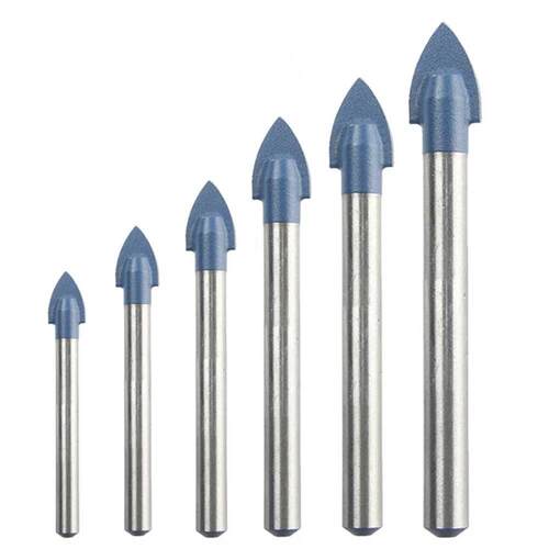 1PCS 4-14mm Woodworking Drill Bit 4 Cutting Edges Glass Tile