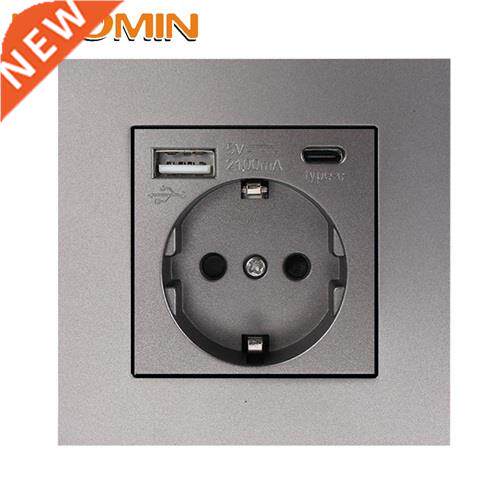 HOOMIN PC Panel With Usb Type-C Charging Port 16A Germany