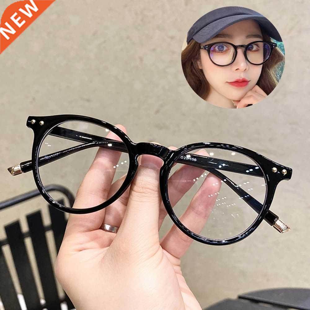 Round Eyeglasses For Women Men Computer Anti Blue Light Glas