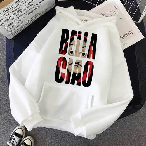 The House of Paper Bella Ciao Sweatshirt Women Funny Cartoon