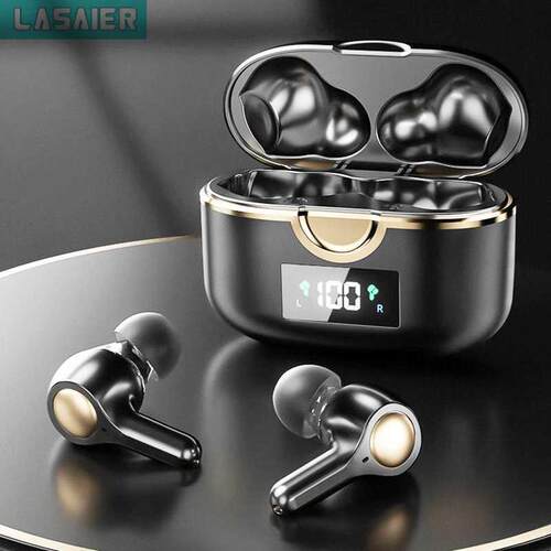 Lasaier TWS Wireless Headphones HiFi True Stereo Earbuds