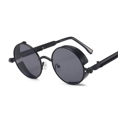 Classic Gothic Steampunk Sunglasses Women Brand Designer Vin