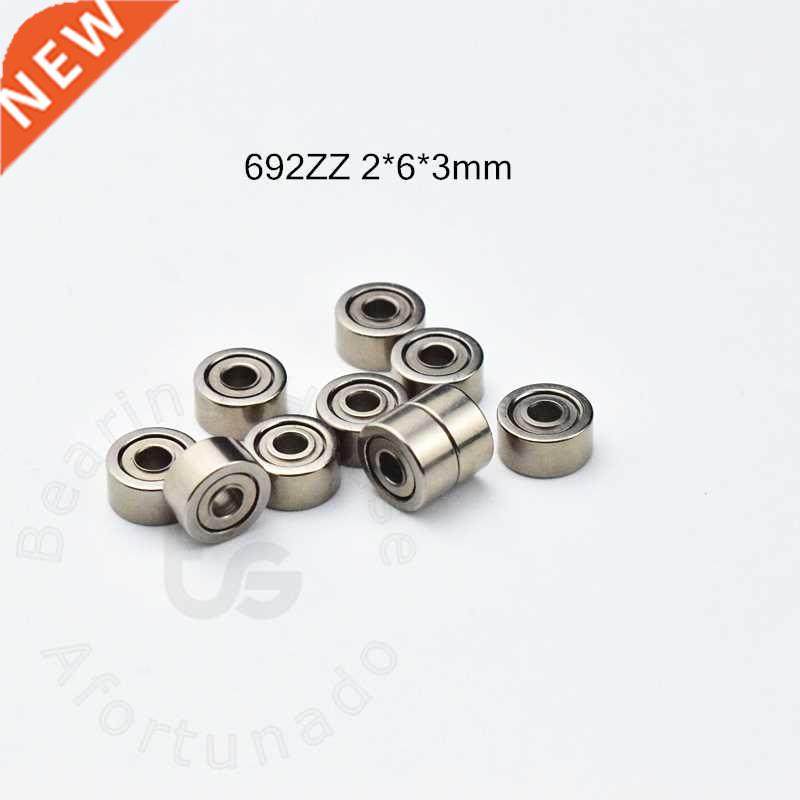 Miniature 10pcs 692ZZ 2*6*(mm) free shipping chrome steel