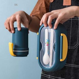 Microwave Lunch Box with Compartments for kids food containe