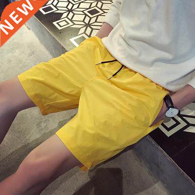 han Men's summer student candy color casual sports short