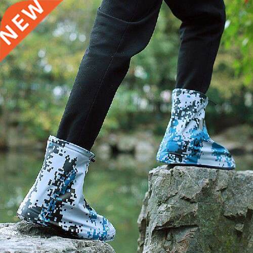 Men Women's Reusable Waterproof Shoe Cover Rain Boot Cover