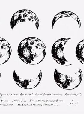 moon 2 Transpent Cle Silicone Stamp/Seal for DIY scrapb