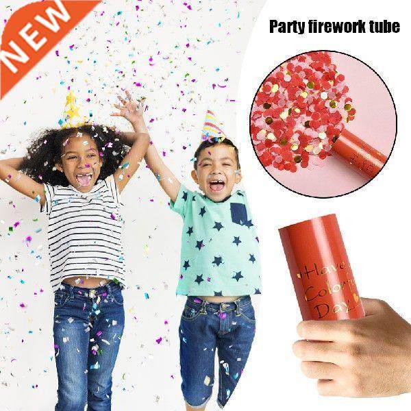 metallic rose gold confetti party popper cannons handheld