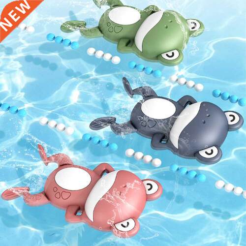 Cartoon Frog Bath Toy For Baby Swimming Pool Bathroom Beach