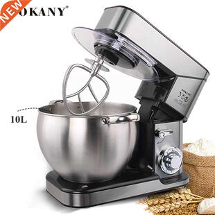SOKANY 2000W Stand Mixer Stainless Steel 10L Bowl 6-speed