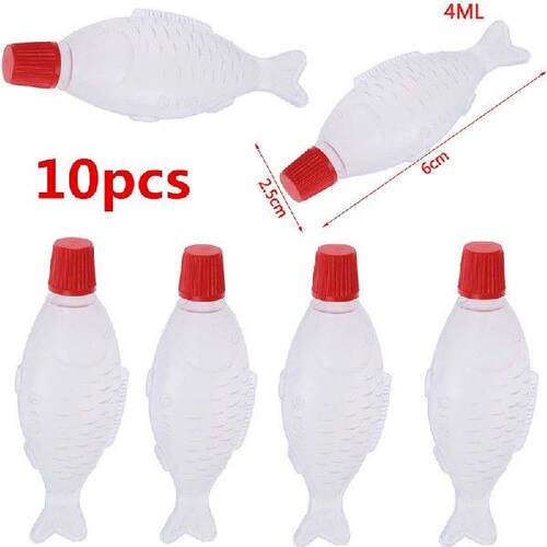 10PC Mini Seasoning Sauce Bottle Cute Cartoon Mini Sauce