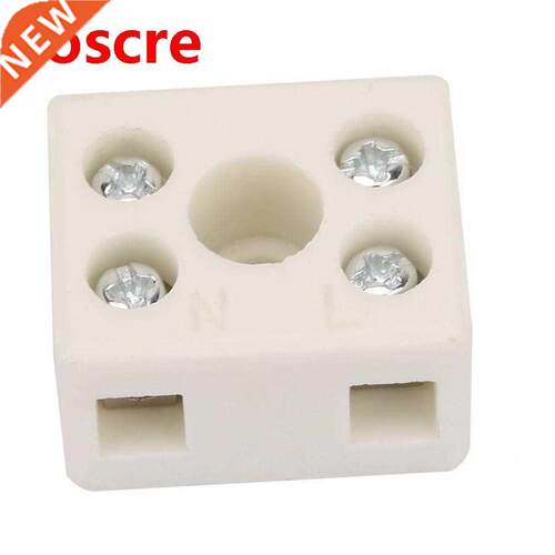 5Pcs 2 Postion 5 Hole High Frequency Ceramic Wiring Terminal