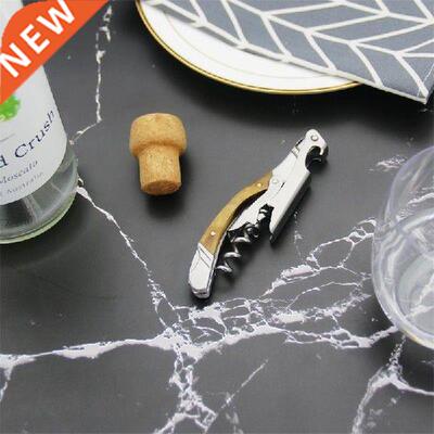 Wine Opener Corkscrew Wood Handle Beer Can Bottle Openers