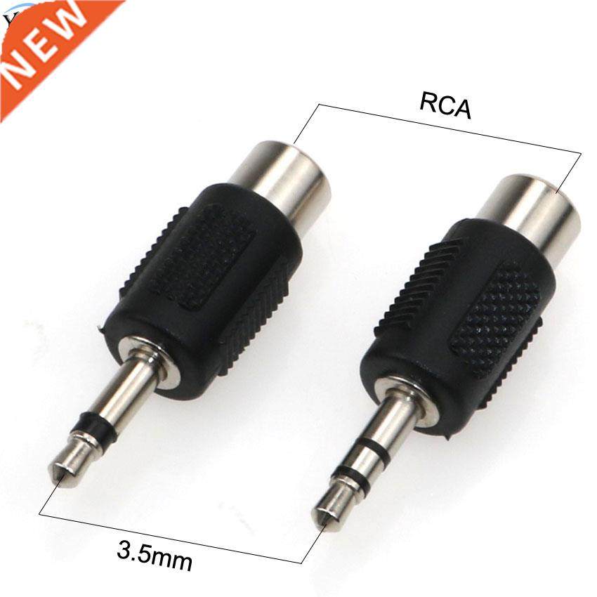 YuXi RCA Jack Connector to Jack 3.5 MM mono/stereo Plug Ada