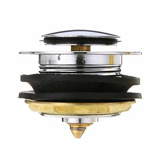 Bathroom Sink Drain Plug Bathtub Push Down Pop-Up Plug Waste