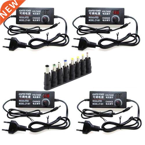 AC DC Adjustable Power Supply 3V 5V 9V 12V 15V 18V 24V 1A 2