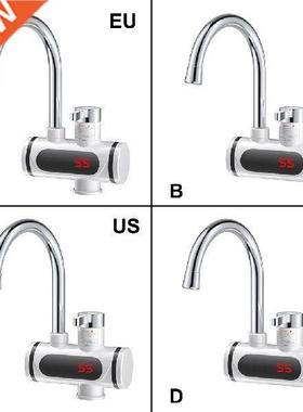 Electric Water Heater 60 Degree Rotatable LED Screen Sink