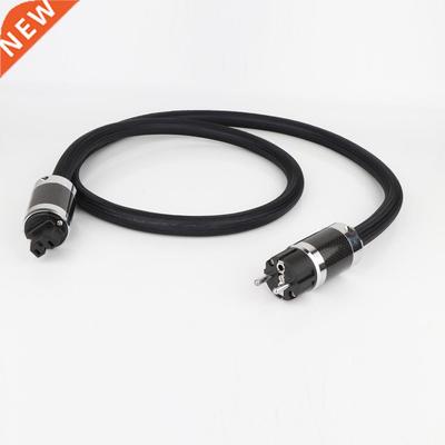 Preffair Hi-End PCOCC Copper Power Cable With Carbon Fiber R